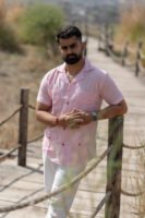 Heritage Explorer Linen Shirt – Rose Pink