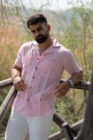 Heritage Explorer Linen Shirt – Rose Pink