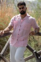 Heritage Explorer Linen Shirt – Rose Pink